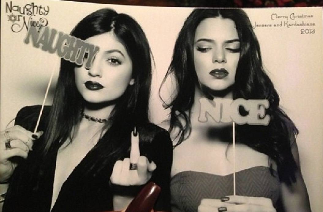 Kardashian Holiday photo booth