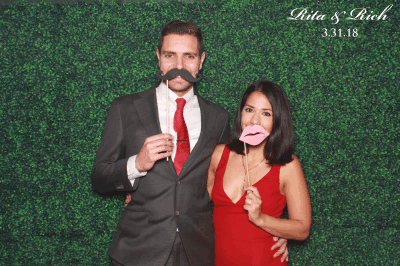 GIF Grass Backdrop Wedding