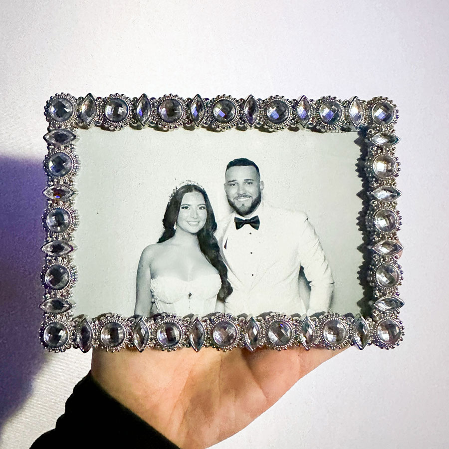 Designer Wedding Photo Frame of Bride and Groom